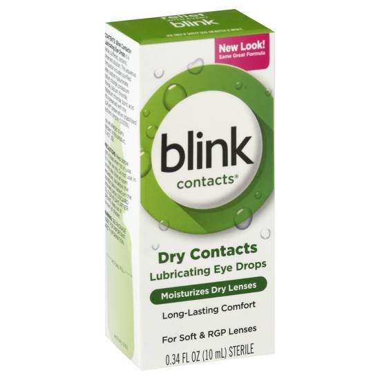 Blink Dry Contacts Lubricating Eye Drops (0.3 fl oz)