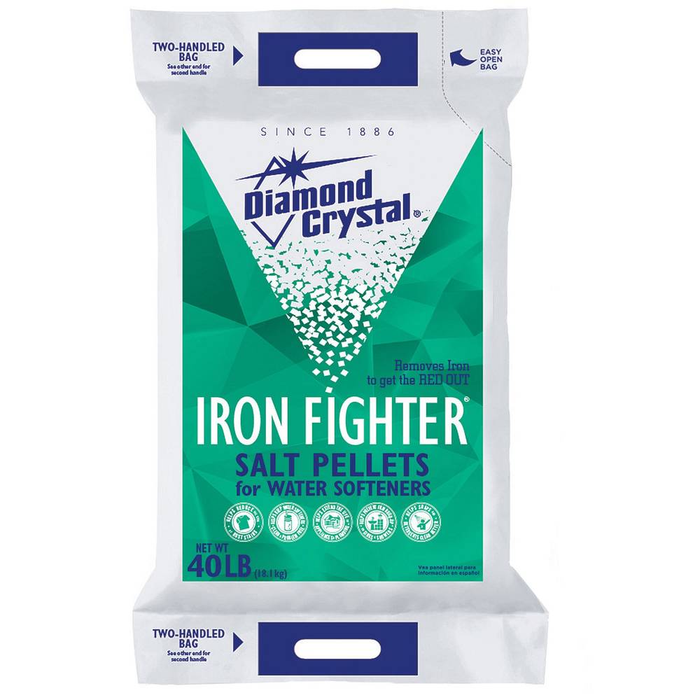 Diamond Crystal Iron Fighter Salt Pellets For Water Softeners