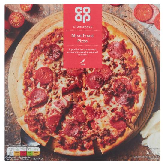 Co-Op Stonebaked Meat Feast Pizza (360g)