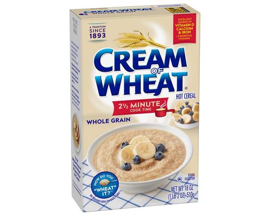 Cream of Wheat · Instant Whole Grain Hot Cereal (18 oz)