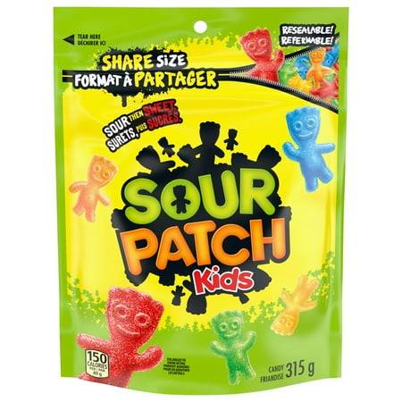 Sour Patch Kids Original Candy Gummy Candy Sour Then Sweet Sharing Size (315 g)