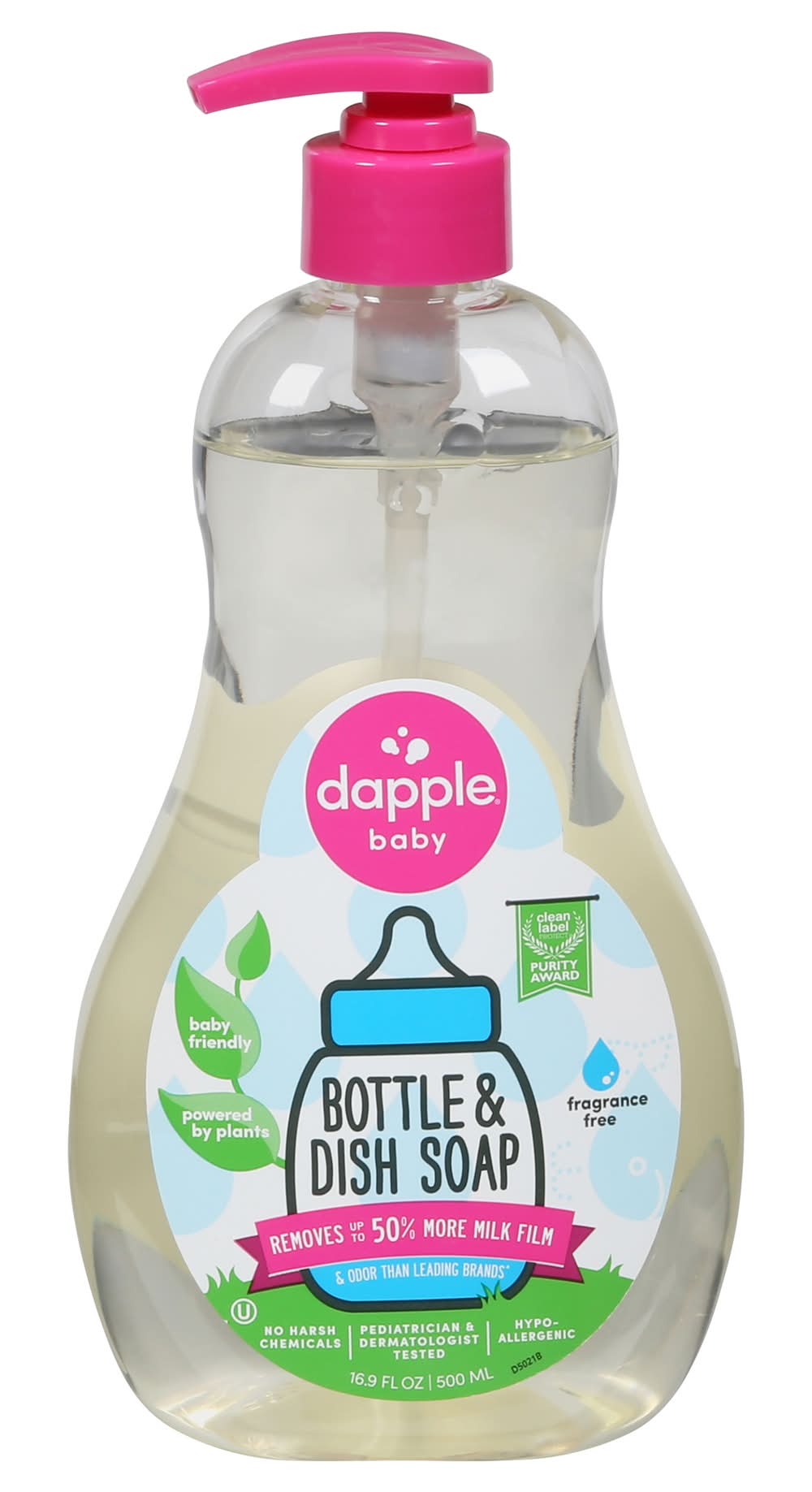 Dapple Baby Fragrance Free Dish Soap Spray (16.9 fl oz)