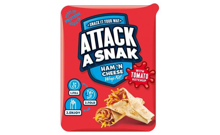 Attack A Snak Ham 'N Cheese Wrap Kit (405224)