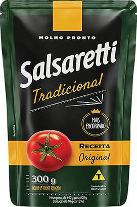 Salsaretti molho de tomate tradicional (300 g)