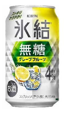 367283：キリン 氷結 無糖グレープフルーツ 4% 350ML缶  / Kirin Hyoketsu Muto-Grapefruits (Sugar-Free) 4%