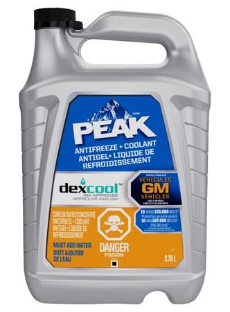 Peak Dex-Cool Concentrate Antifreeze + Coolant (3.78 L)