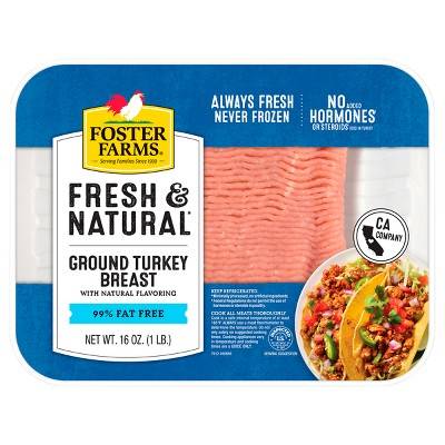 Foster Farms 99/1 Ground Turkey Breast - 16oz