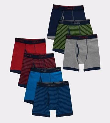 Hanes Boxer Briefs, M, Assorted (7 ct)