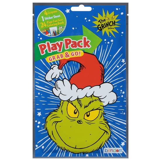 Bendon the Grinch Grab & Go Play pack