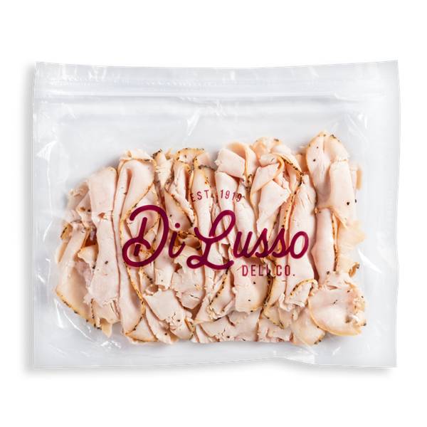 Di Lusso Premium Sliced Cracked Peppered Turkey Breast Grab And Go