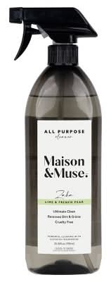 Maison&Muse All Purpose Spray Cleaner, Lime-French Pear (25.36 fl oz)