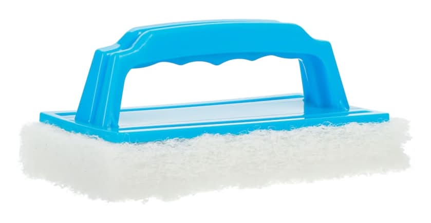 Scrub Buddies Non-Scratch Scourer With Plastic Handles