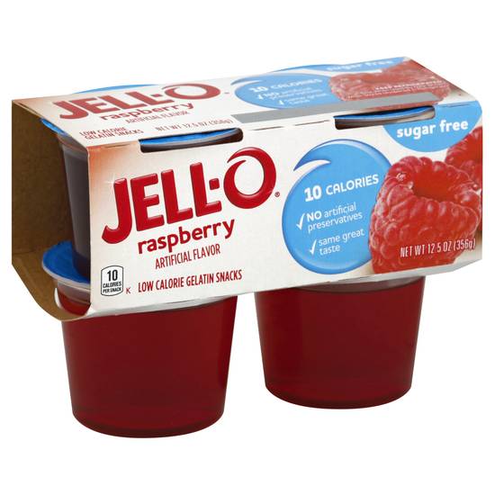 Jell-O Raspberry Gelatin Snacks
