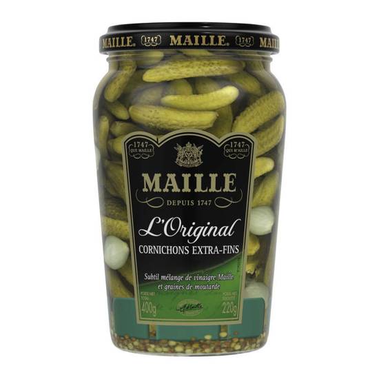 Maille cornichons extra fins 220 g