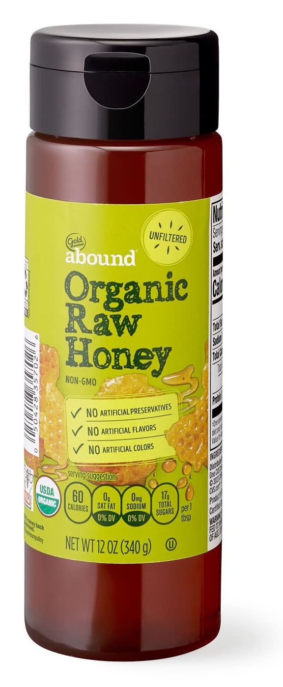 Gold Emblem Abound Organic Raw Honey (12 oz)