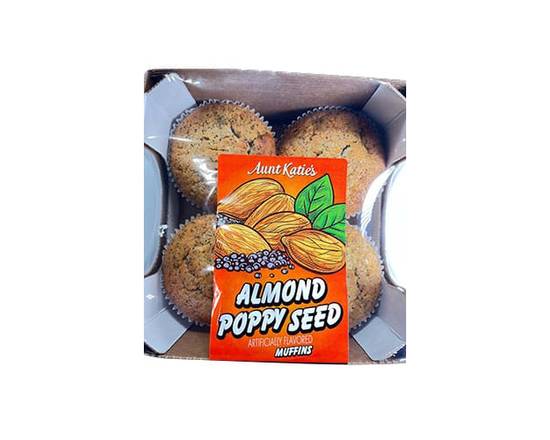 Aunt Katie's · Almond Poppy Seed Flavored Muffins (20 oz)