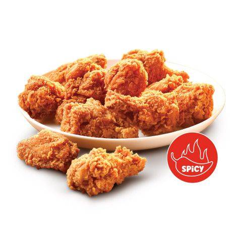 10 Spicy Wings - Crispy Classic Chicken