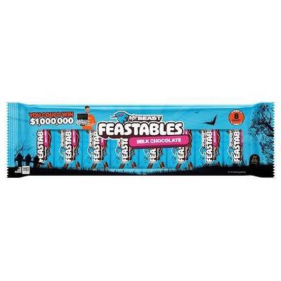 Feastables MrBeast Halloween Milk Chocolate Bars - 9.9oz/8pk