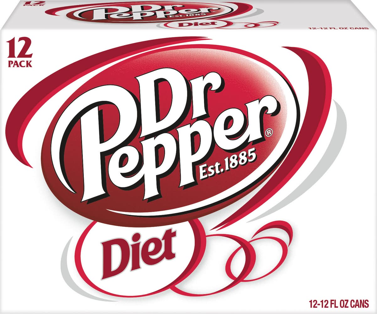 Dr Pepper Diet Soda (12 x 12 fl oz)