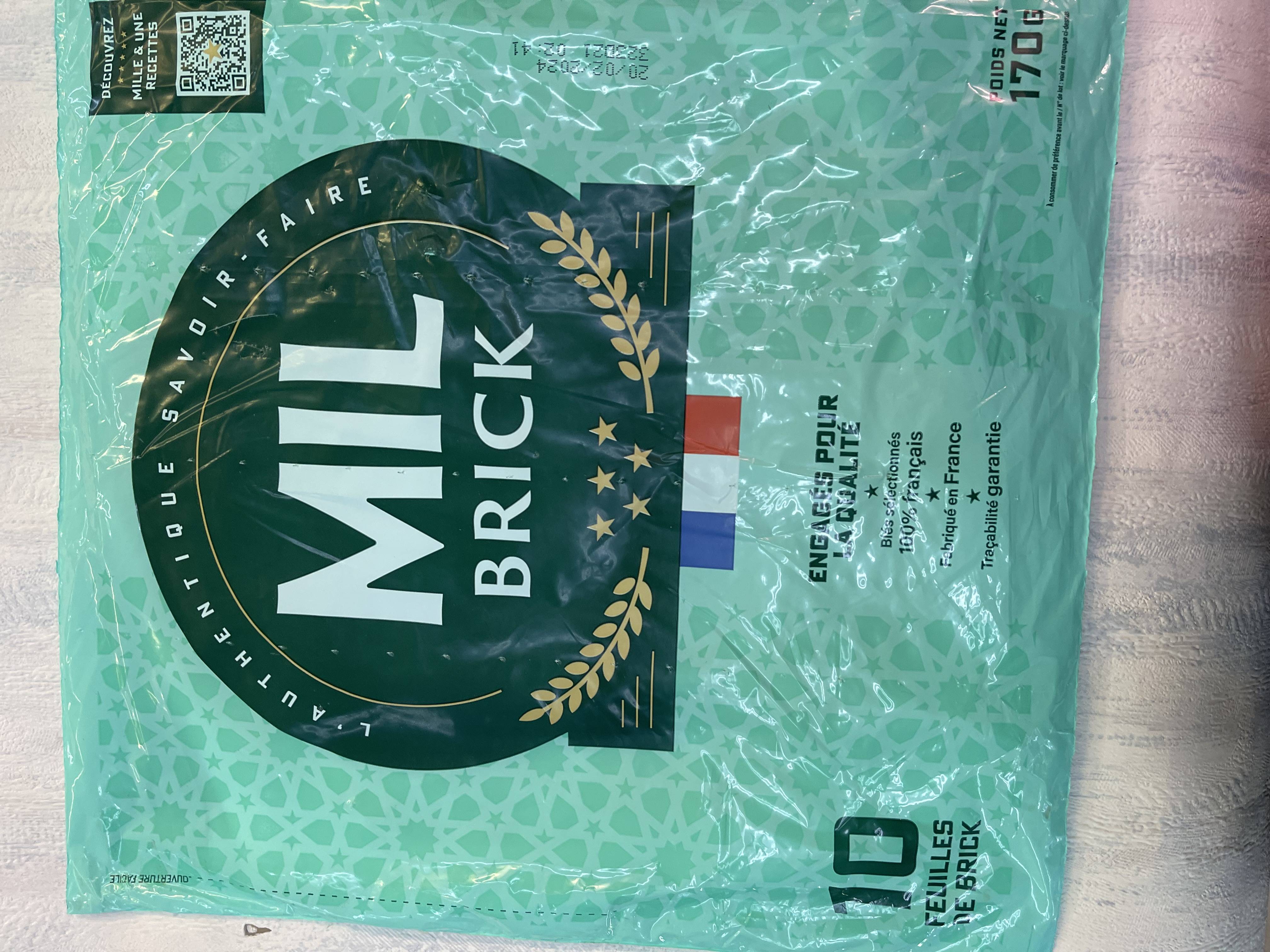 feuilles de brick x10