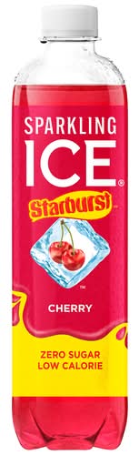 Sparkling Ice Spiked Zero Sugar Low Calorie Starburst Water, Cherry (503 ml)