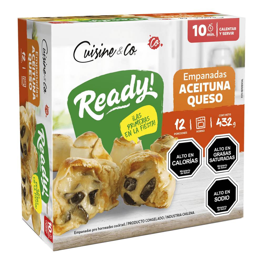 Cuisine & Co · Empanadas aceituna queso (12 un)