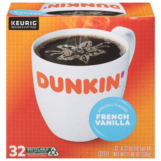 Dunkin' Keurig French Vanilla K-Pods Coffee (32 ct)
