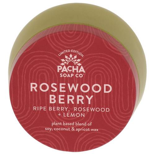 Pacha Soap Co Rosewood Berry Holiday Vivid Vintage Tin Candle