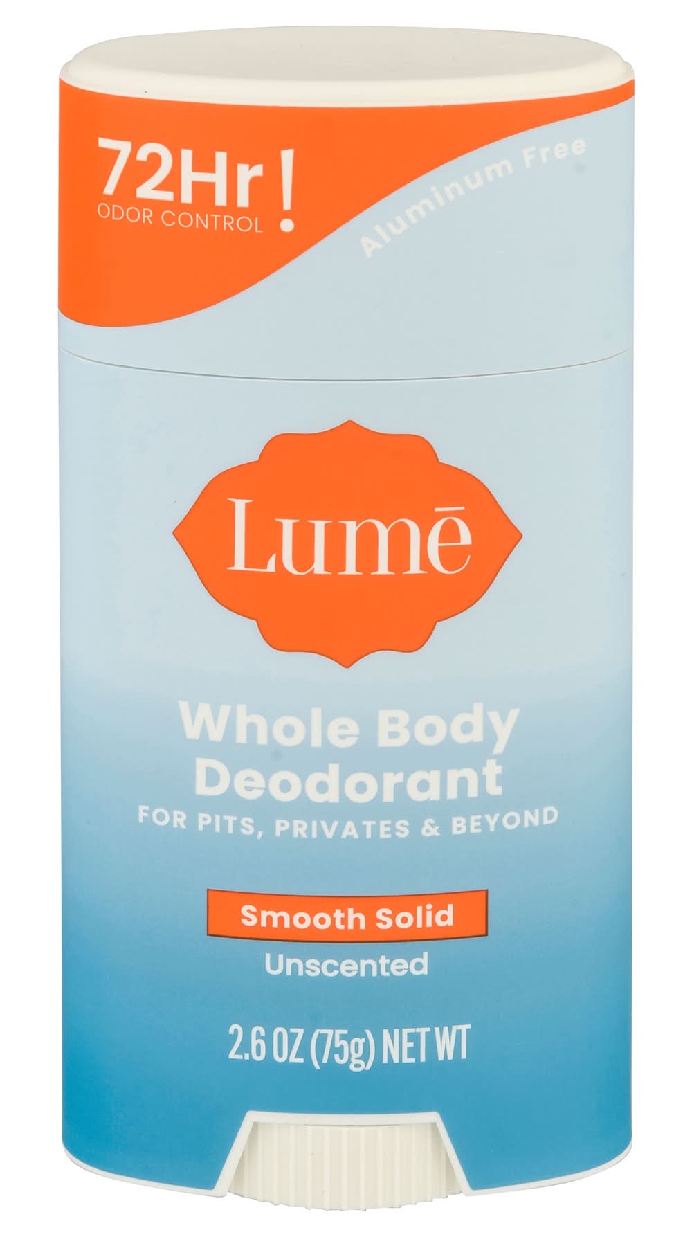 Lume Smooth Solid Unscented Deodorant (2.7 oz)