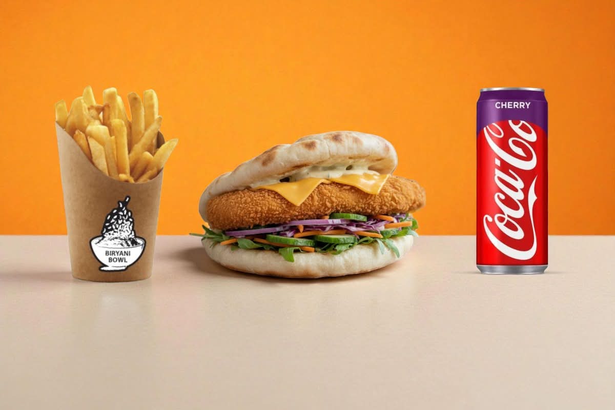 Menu Fish Naan Burger