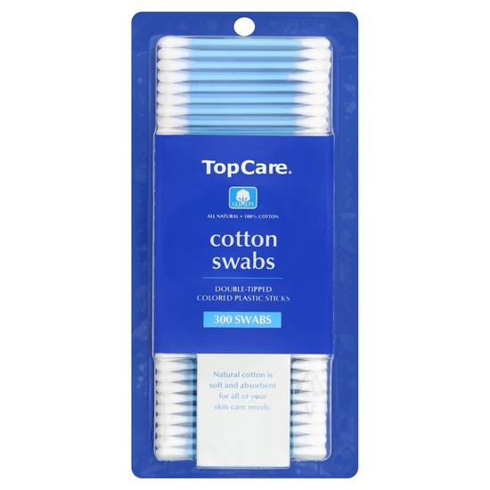 Topcare Cotton Swabs Double-Tipped (300 swabs)