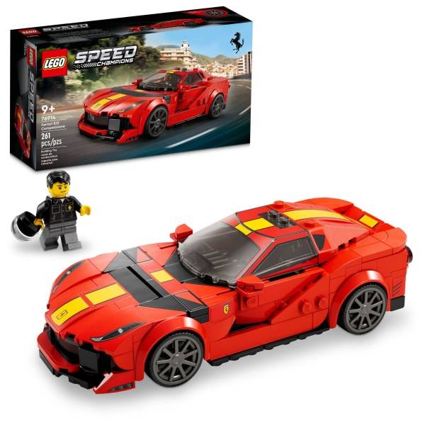 Lego Speed Champions Ferrari 812 Competizione 76914 Building Toy Set (red)