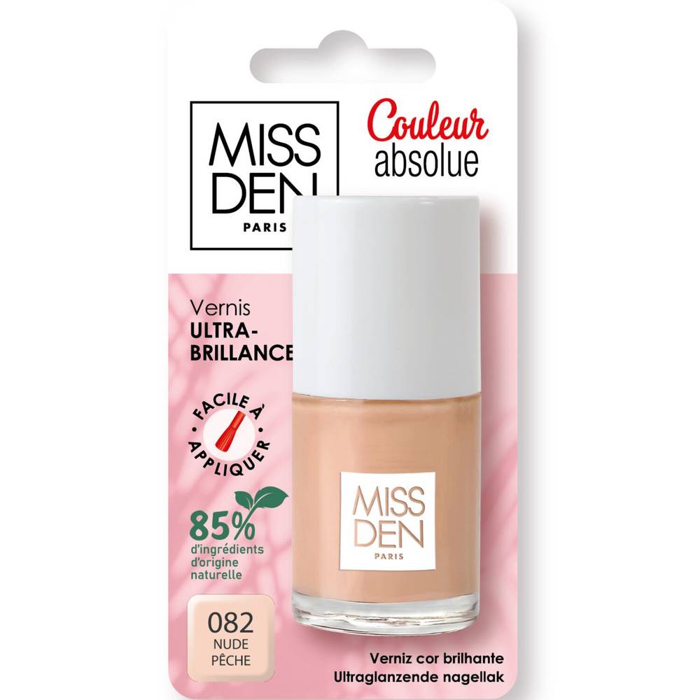 Miss Den - Vernis à ongles, 082 nude pêche (10ml)