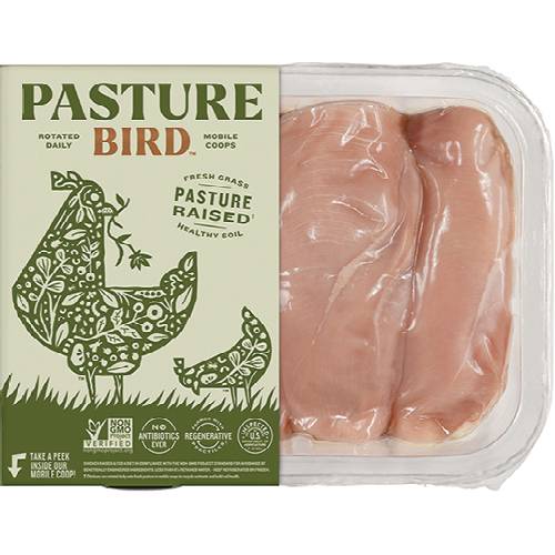 Pasture Bird Pasture Raised Boneless Chicken Breast No Antibiotics Ever (Avg. 1.2lb)