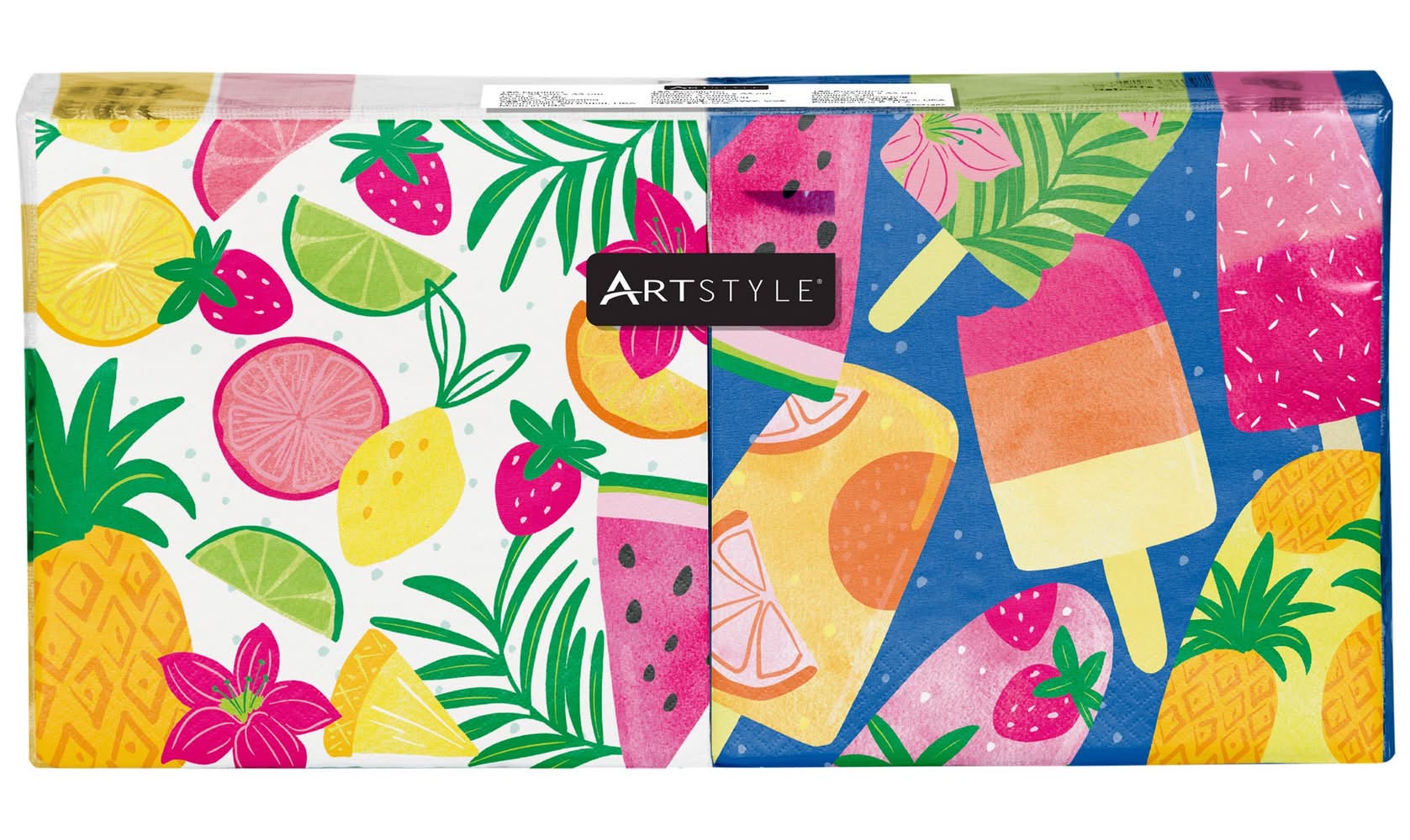Artstyle - Serviettes De Table En Papier D’Été, Paquet De 200 / Artstyle Summer 3-Ply Napkins, 200-Count