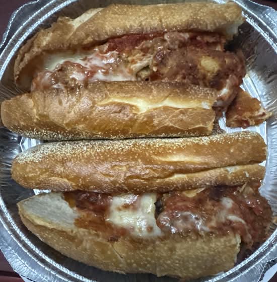 Traditional Parmigiana Hero.