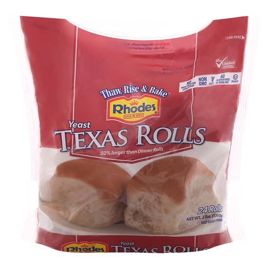 Rhodes Yeast Texas Rolls (24 ct)