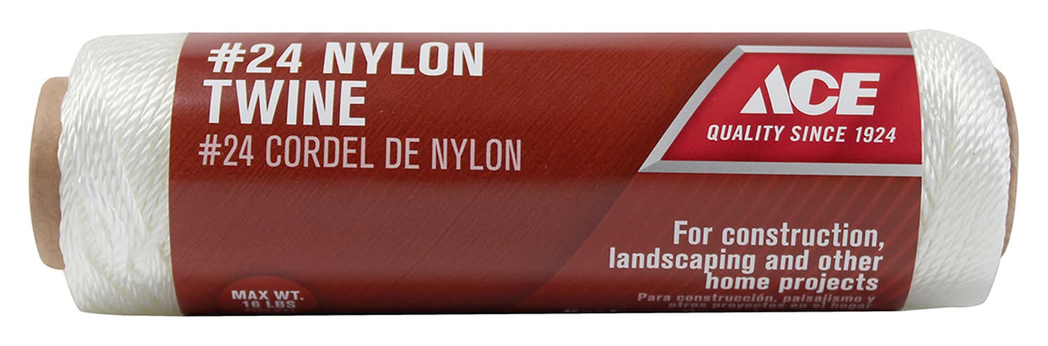 ACE .073 In. D X 185 Ft. L White Twisted Nylon Mason Line