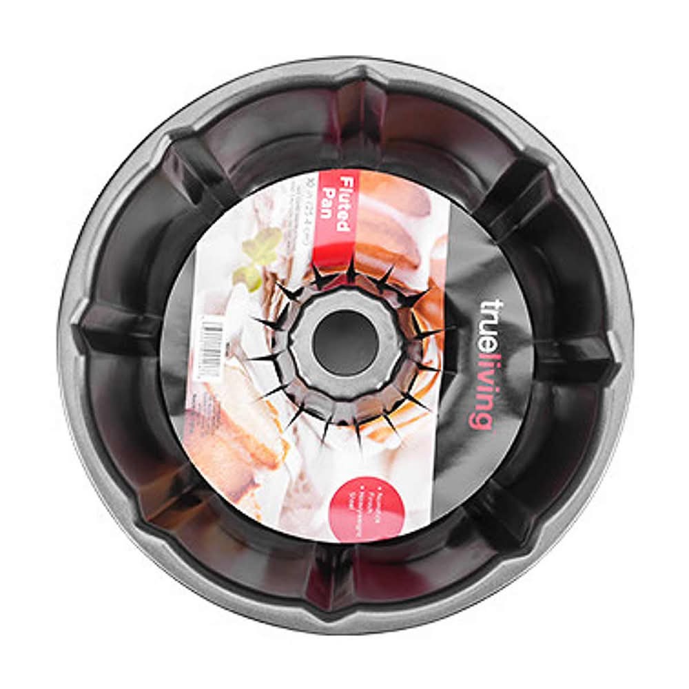 TrueLiving Steel Fluted Pan, 10 in