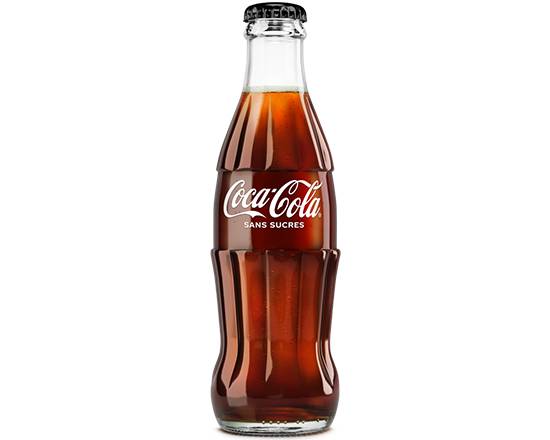 Coca Cola Sans Sucres en verre