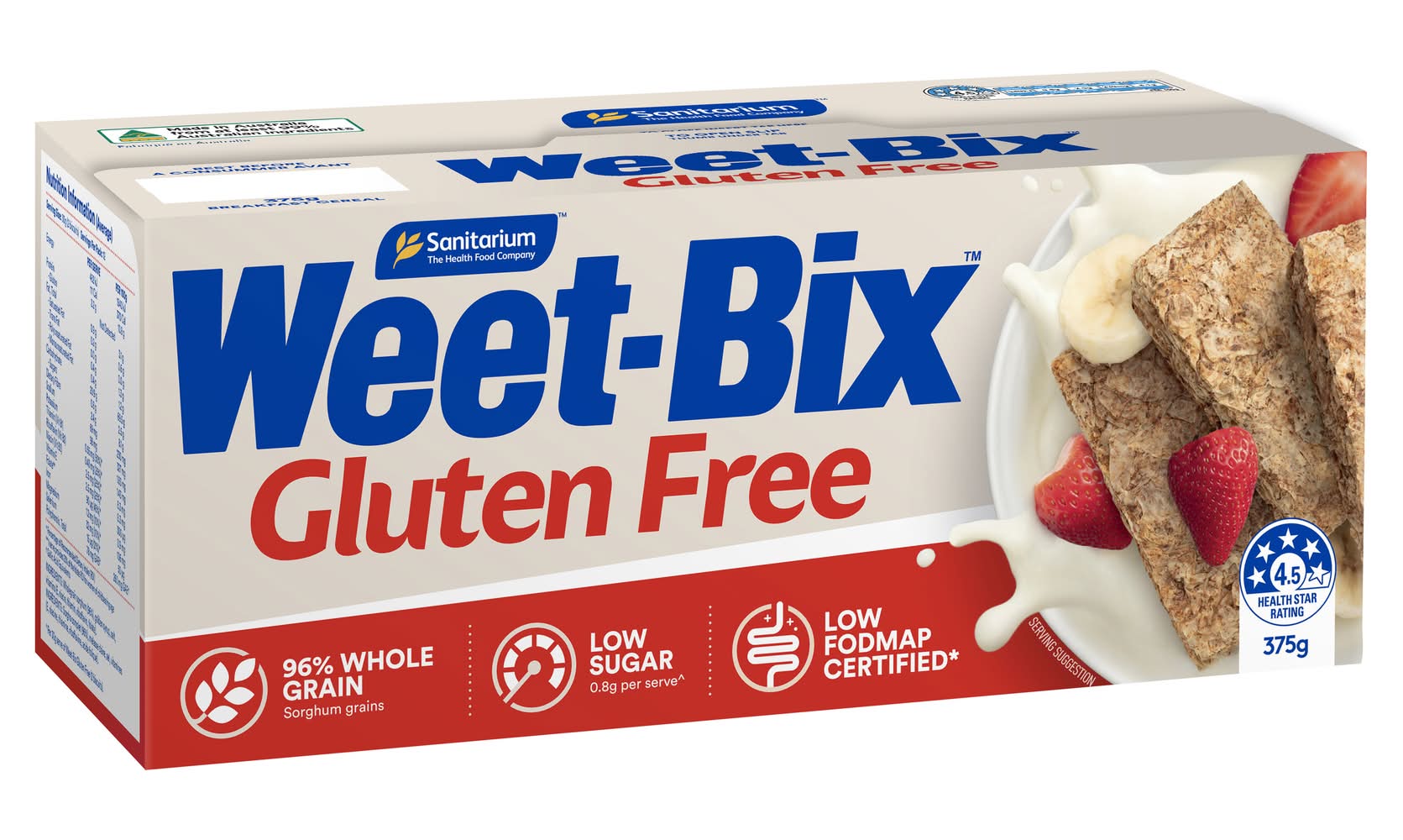 Sanitarium Weet Bix Gluten Free Breakfast Cereal (375g)