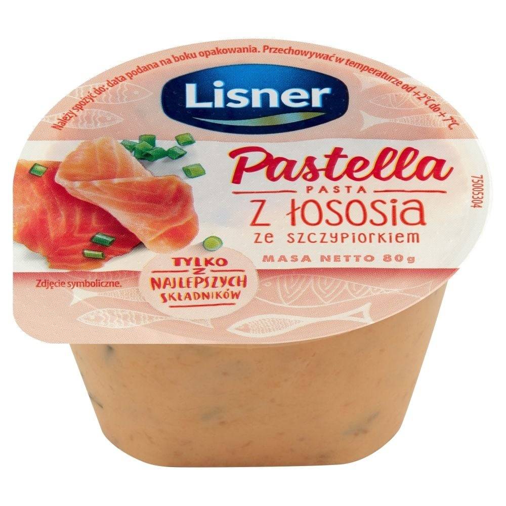 Lisner Pastella Pasta z łososia ze szczypiorkiem 80 g