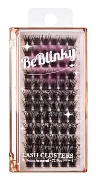 BeBlinky False Eyelash Clusters, 9to16 mm, Assorted (72 ct)