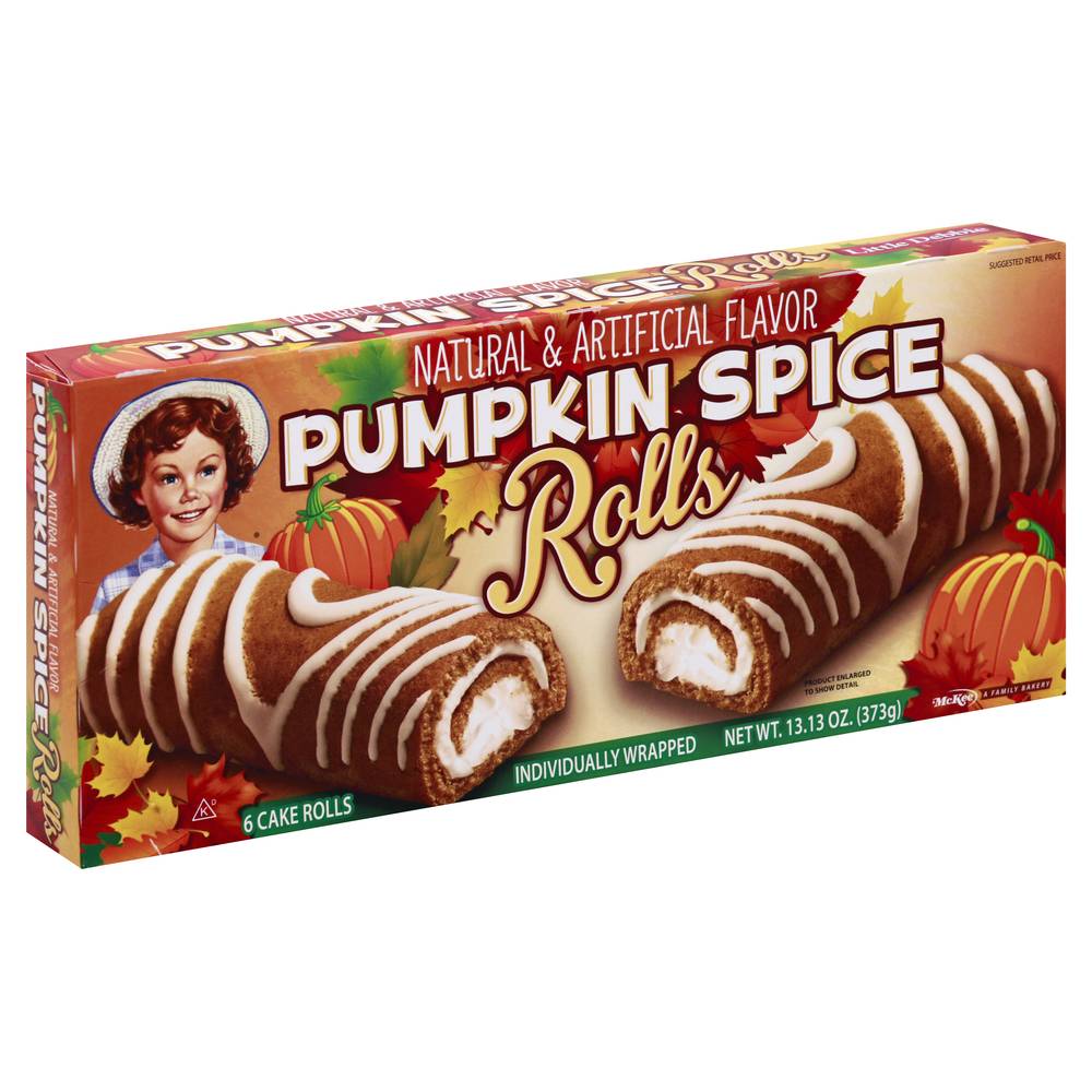 Little Debbie Pumpkin Spice Cake Rolls (6 ct)