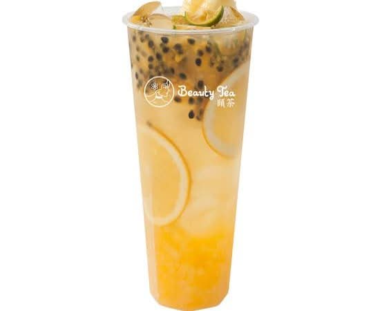 Thé au Jasmin Fruit de la Passion (Froid)/ Passion Fruit Jasmine Tea (Cold)