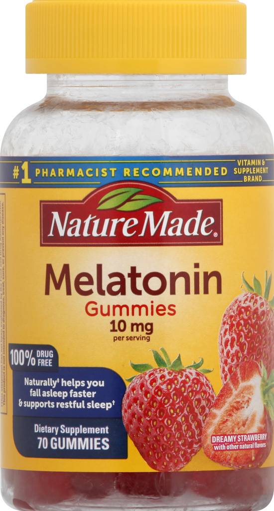 Nature Made Dreamy Strawberry Melatonin Gummies (70 ct)