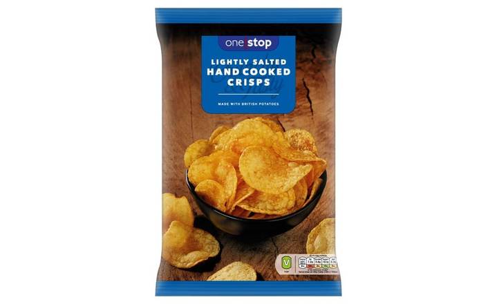 One Stop Lightly Salted Hand Cooked Crisps 150g (394718)  