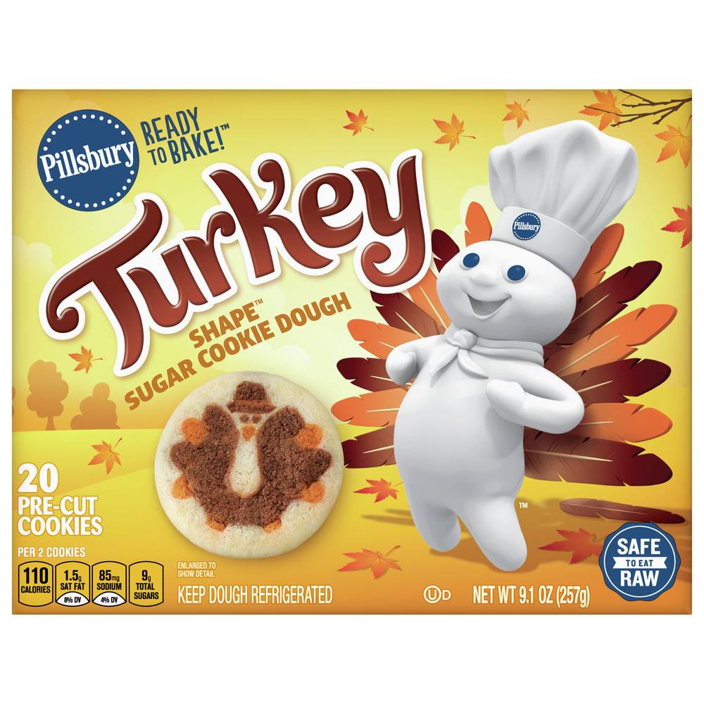 Pillsbury Sugar Cookie Dough (20 ct) (9.1 oz, 20 ct)