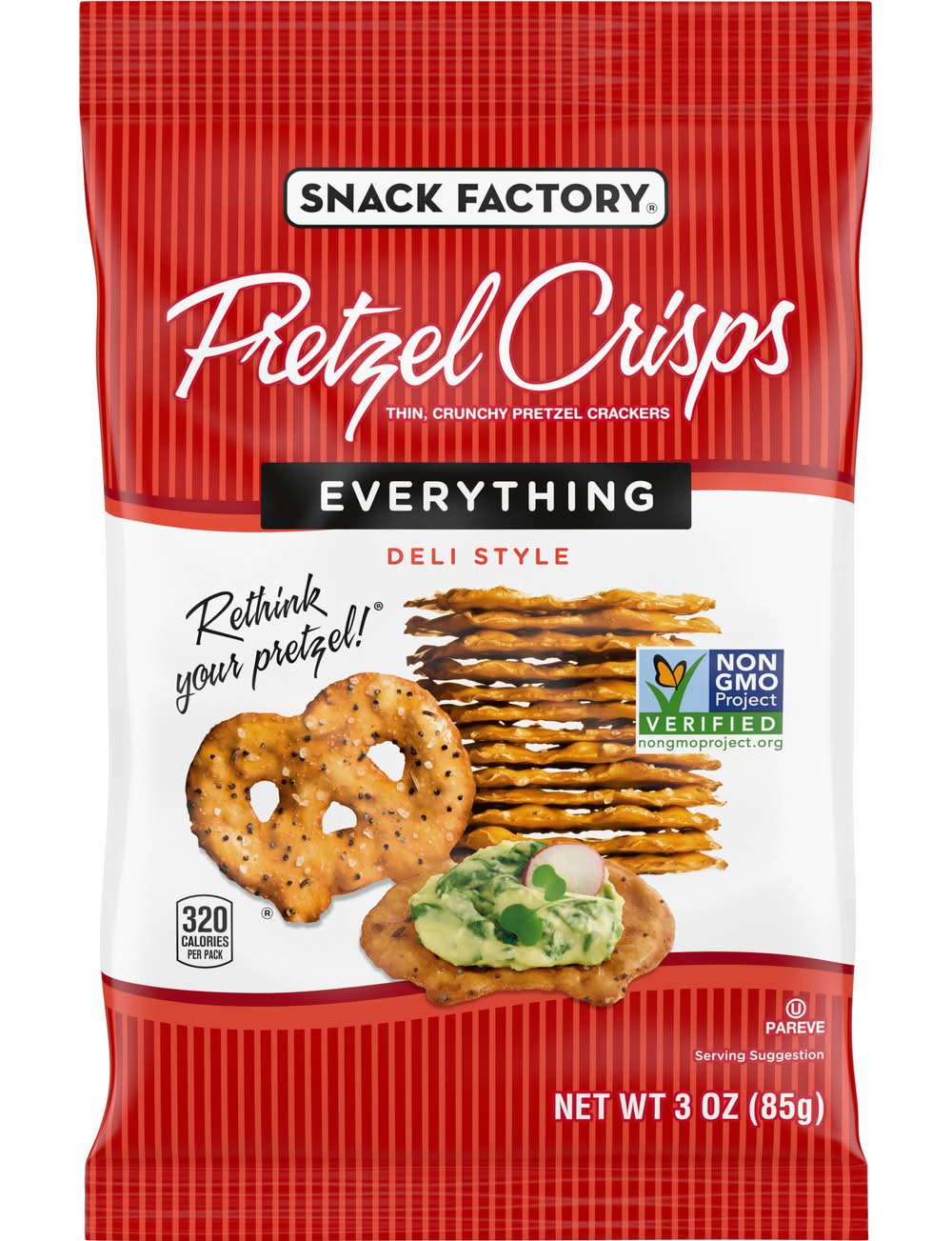 Snack Factory Deli Style Everything Pretzel Crisps (3 oz)