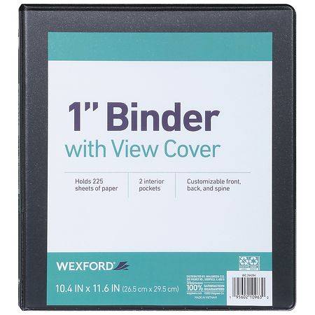 Wexford Binder With View Cover